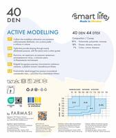 Колготки моделюючі Smart life, 40 Den карамель 2