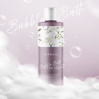 Гель для душу - піна для ванни 2-в-1  «Біла лілея» 1