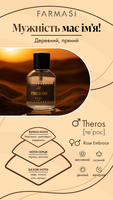 Чоловіча парфумована вода Theros Farmasi оновлене пакування 1