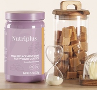 Коктейль для контролю ваги зі смаком Крем-карамелі Nutriplus + подарунок 0