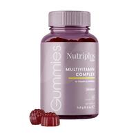 Желейні мультивітаміни для дітей Nutriplus зі смаком полуниці  0