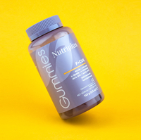 Желейні вітаміни «F+Cus» для покращення пам'яті та роботи мозку Nutriplus зі смаком персика та дині 4