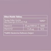 Дієтична добавка "Вітамін D3&K2" у вигляді спрею Nutriplus 1