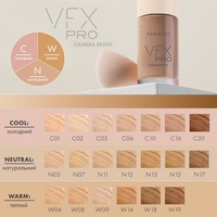 Тональний крем з ефектом фотофільтру VFX PRO Camera Ready  11