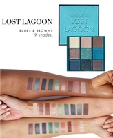 Палетка тіней Lost Lagoon Oasis Collection + пензлик у подарунок 1